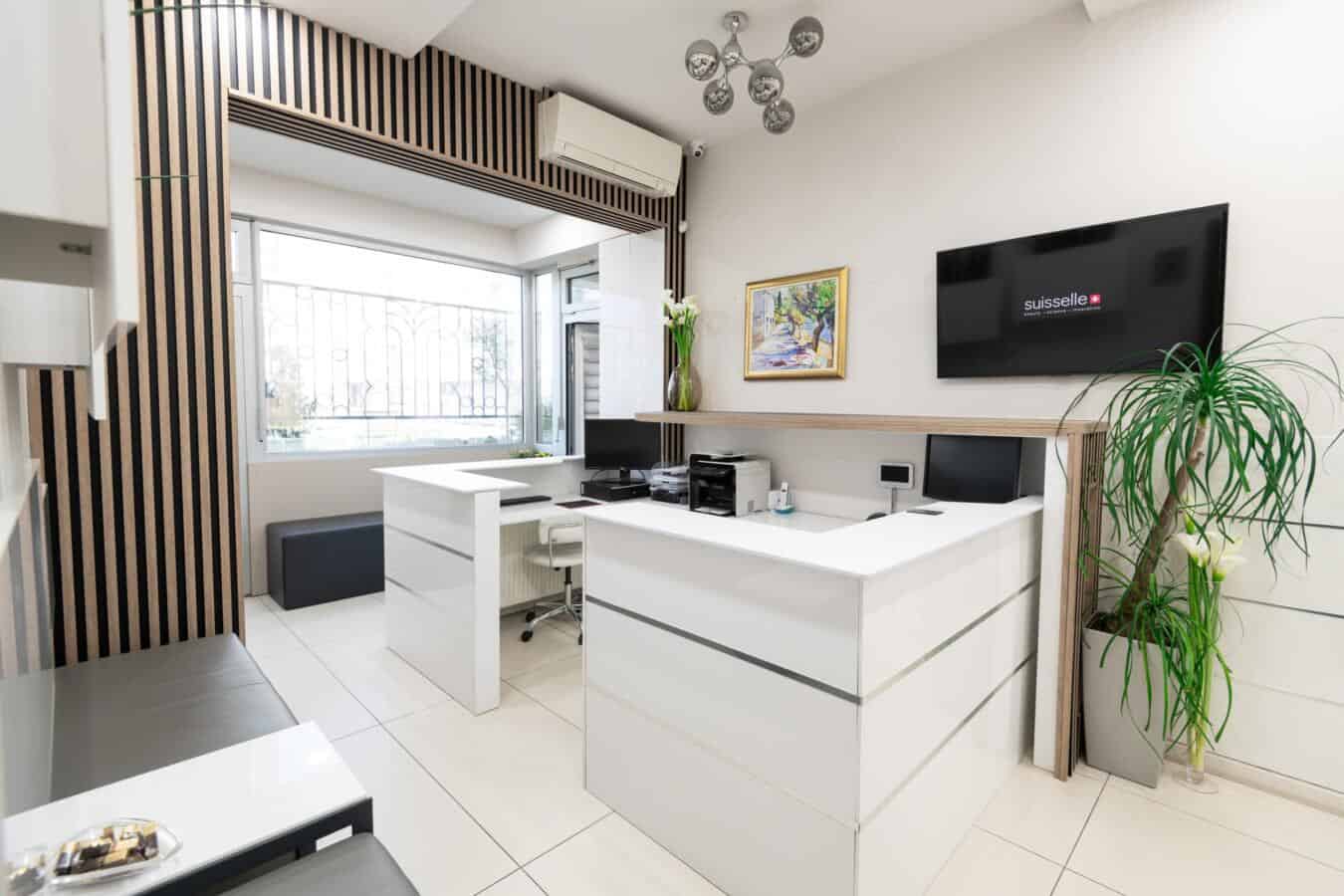 Recepcija i prostor za prijem pacijenata u Preventiva Medical centru u Banjoj Luci